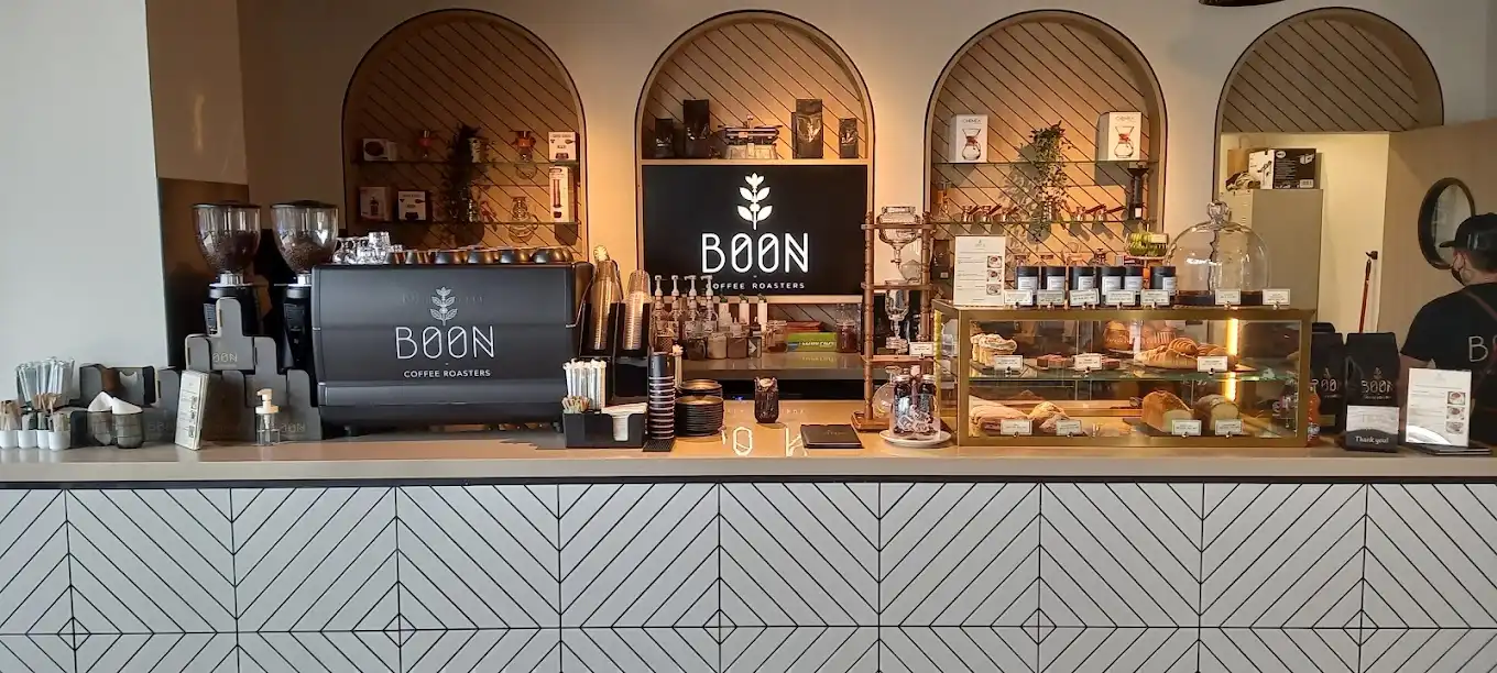 Inside of Boon Coffee